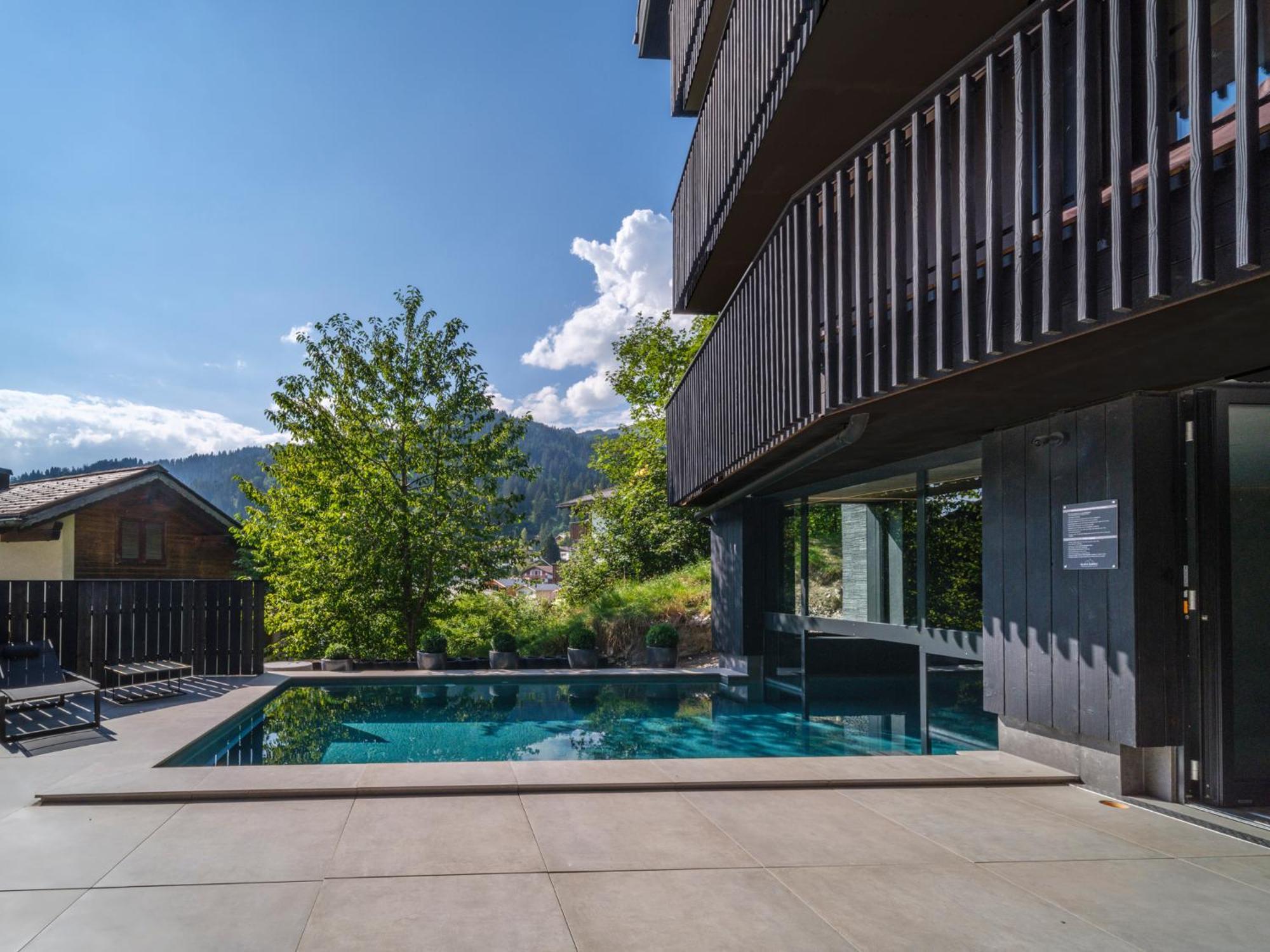Black Summit Boutique Resort Laax Dış mekan fotoğraf